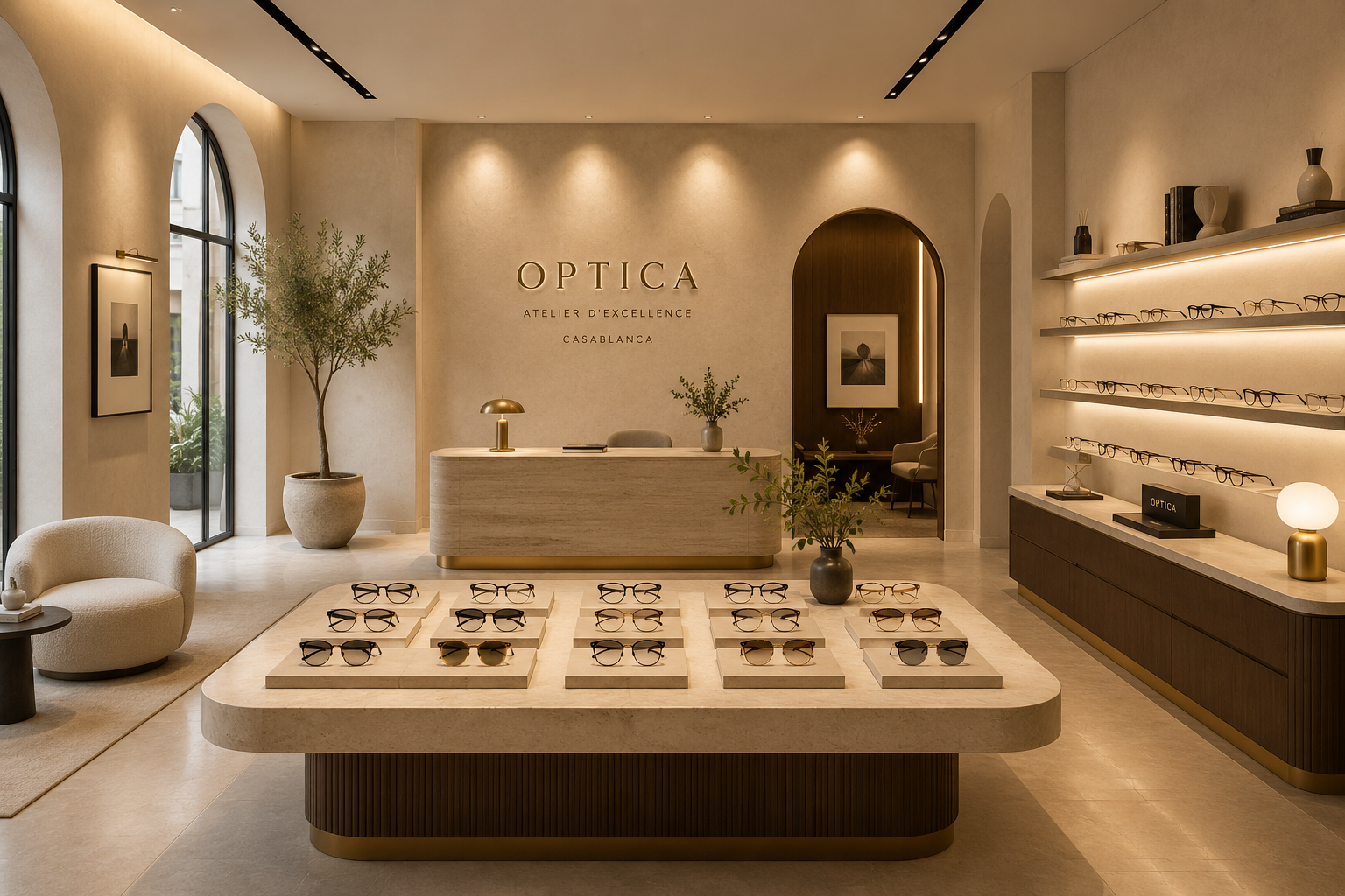 OPTICA Atelier — Marrakech showroom interior